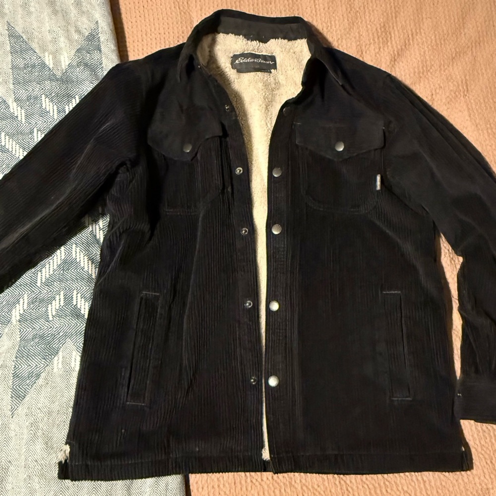 Eddie Bauer Corduroy Fleece-lined Jacket